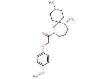 11-[(4-methoxyphenoxy)acetyl]-3,7-dimethyl-3,7,11-triazaspiro[5.6]dodecane