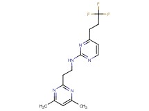 N-[2-(4,6-dimethylpyrimidin-2-yl)ethyl]-4-(3,3,3-trifluoropropyl)pyrimidin-2-amine
