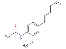 N-{2-ethyl-4-[(1E)-pent-1-en-1-yl]phenyl}acetamide