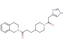 2-{3-[1-(1H-imidazol-4-ylacetyl)piperidin-4-yl]propanoyl}-1,2,3,4-tetrahydroisoquinoline