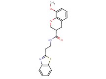 N-[2-(1,3-benzothiazol-2-yl)ethyl]-8-methoxychromane-3-carboxamide