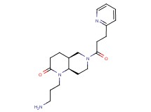rel-(4aS,8aR)-1-(3-aminopropyl)-6-[3-(2-pyridinyl)propanoyl]octahydro-1,6-naphthyridin-2(1H)-one dihydrochloride