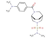 (1R*,5R*)-6-[4-(dimethylamino)benzoyl]-N,N-dimethyl-3,6-diazabicyclo[3.2.2]nonane-3-sulfonamide