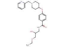 N-(3-ethoxy-2-hydroxypropyl)-4-{[1-(2-pyridinylmethyl)-4-piperidinyl]oxy}benzamide
