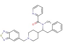 N-{1-[1-(2,1,3-benzothiadiazol-5-ylmethyl)-4-piperidinyl]-2-phenylethyl}-N-methyl-2-pyridinecarboxamide
