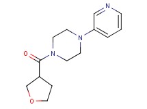 1-(3-pyridinyl)-4-(tetrahydro-3-furanylcarbonyl)piperazine