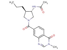 N-{(3S*,4R*)-1-[(3-methyl-4-oxo-3,4-dihydro-7-quinazolinyl)carbonyl]-4-propyl-3-pyrrolidinyl}acetamide