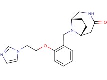 (1S*,6R*)-9-{2-[2-(1H-imidazol-1-yl)ethoxy]benzyl}-3,9-diazabicyclo[4.2.1]nonan-4-one