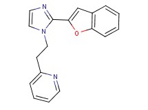 2-{2-[2-(1-benzofuran-2-yl)-1H-imidazol-1-yl]ethyl}pyridine
