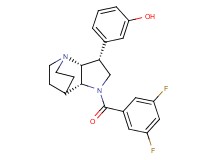 3-[(3R*,3aR*,7aR*)-1-(3,5-difluorobenzoyl)octahydro-4,7-ethanopyrrolo[3,2-b]pyridin-3-yl]phenol
