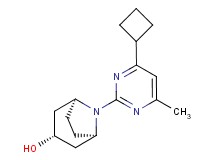 (3-endo)-8-(4-cyclobutyl-6-methylpyrimidin-2-yl)-8-azabicyclo[3.2.1]octan-3-ol