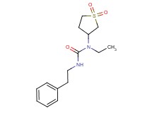 N-(1,1-dioxidotetrahydro-3-thienyl)-N-ethyl-N'-(2-phenylethyl)urea