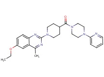 6-ethoxy-4-methyl-2-(4-{[4-(2-pyridinyl)-1-piperazinyl]carbonyl}-1-piperidinyl)quinazoline