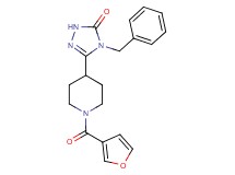 4-benzyl-5-[1-(3-furoyl)-4-piperidinyl]-2,4-dihydro-3H-1,2,4-triazol-3-one