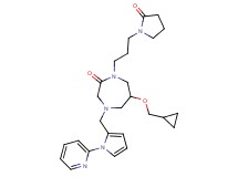 6-(cyclopropylmethoxy)-1-[3-(2-oxo-1-pyrrolidinyl)propyl]-4-{[1-(2-pyridinyl)-1H-pyrrol-2-yl]methyl}-1,4-diazepan-2-one