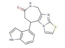 5-(1H-indol-4-yl)-5,6,8,9-tetrahydro-7H-[1,3]thiazolo[3',2':1,2]imidazo[4,5-c]azepin-7-one