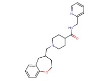 N-(pyridin-2-ylmethyl)-1-(2,3,4,5-tetrahydro-1-benzoxepin-4-ylmethyl)piperidine-4-carboxamide