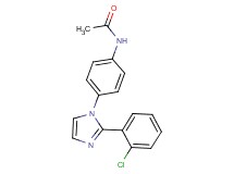 N-{4-[2-(2-chlorophenyl)-1H-imidazol-1-yl]phenyl}acetamide
