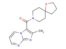 8-[(2-methylimidazo[1,2-a]pyrimidin-3-yl)carbonyl]-1-oxa-8-azaspiro[4.5]decane