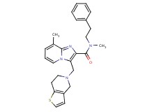 3-(6,7-dihydrothieno[3,2-c]pyridin-5(4H)-ylmethyl)-N,8-dimethyl-N-(2-phenylethyl)imidazo[1,2-a]pyridine-2-carboxamide