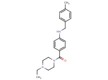 4-[(4-ethylpiperazin-1-yl)carbonyl]-N-(4-methylbenzyl)aniline