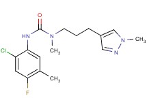 N'-(2-chloro-4-fluoro-5-methylphenyl)-N-methyl-N-[3-(1-methyl-1H-pyrazol-4-yl)propyl]urea