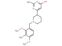 6-[1-(2,4-dimethoxy-3-methylbenzyl)-3-piperidinyl]-2-methyl-4-pyrimidinol