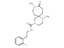 N-[2-(2-fluorophenyl)ethyl]-1,9-dimethyl-10-oxo-1,4,9-triazaspiro[5.6]dodecane-4-carboxamide