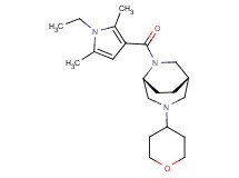 (1S*,5R*)-6-[(1-ethyl-2,5-dimethyl-1H-pyrrol-3-yl)carbonyl]-3-(tetrahydro-2H-pyran-4-yl)-3,6-diazabicyclo[3.2.2]nonane