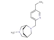 (1S*,5R*)-6-[(5-ethylpyridin-2-yl)methyl]-3-methyl-3,6-diazabicyclo[3.2.2]nonane