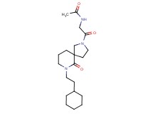 N-{2-[7-(2-cyclohexylethyl)-6-oxo-2,7-diazaspiro[4.5]dec-2-yl]-2-oxoethyl}acetamide
