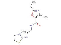 N-(2,3-dihydroimidazo[2,1-b][1,3]thiazol-6-ylmethyl)-2-ethyl-4-methyl-1,3-oxazole-5-carboxamide