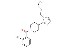 4-(1-butyl-1H-imidazol-2-yl)-1-(2-methylbenzoyl)piperidine