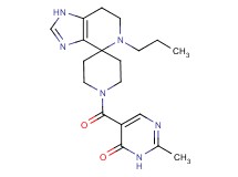 2-methyl-5-[(5-propyl-1,5,6,7-tetrahydro-1'H-spiro[imidazo[4,5-c]pyridine-4,4'-piperidin]-1'-yl)carbonyl]pyrimidin-4(3H)-one