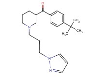 (4-tert-butylphenyl){1-[3-(1H-pyrazol-1-yl)propyl]-3-piperidinyl}methanone