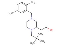 2-[4-(2,5-dimethylbenzyl)-1-(2,2-dimethylpropyl)-2-piperazinyl]ethanol