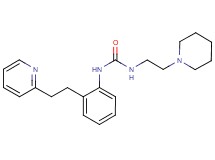 N-(2-piperidin-1-ylethyl)-N'-[2-(2-pyridin-2-ylethyl)phenyl]urea