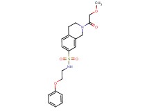 2-(methoxyacetyl)-N-(2-phenoxyethyl)-1,2,3,4-tetrahydroisoquinoline-7-sulfonamide