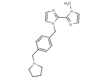 1-methyl-1'-[4-(pyrrolidin-1-ylmethyl)benzyl]-1H,1'H-2,2'-biimidazole