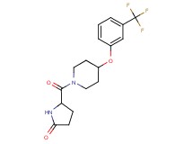 5-({4-[3-(trifluoromethyl)phenoxy]-1-piperidinyl}carbonyl)-2-pyrrolidinone
