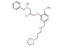 1-[benzyl(methyl)amino]-3-[2-methoxy-5-({[3-(1-pyrrolidinyl)propyl]amino}methyl)phenoxy]-2-propanol