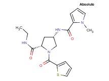 (4S)-N-ethyl-4-{[(1-methyl-1H-pyrrol-2-yl)carbonyl]amino}-1-(2-thienylcarbonyl)-L-prolinamide