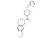(4-{[1-(2-furylmethyl)-4-piperidinyl]carbonyl}-2,3,4,5-tetrahydro-1,4-benzoxazepin-7-yl)methanol