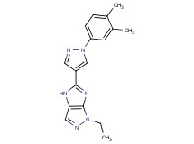 5-[1-(3,4-dimethylphenyl)-1H-pyrazol-4-yl]-1-ethyl-1,4-dihydroimidazo[4,5-c]pyrazole
