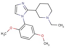 3-[1-(2,5-dimethoxyphenyl)-1H-imidazol-2-yl]-1-ethylpiperidine
