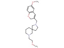 2-[(6-methoxy-2H-chromen-3-yl)methyl]-7-(2-methoxyethyl)-2,7-diazaspiro[4.5]decane