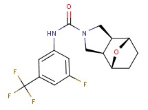 (1R*,2R*,6S*,7S*)-N-[3-fluoro-5-(trifluoromethyl)phenyl]-10-oxa-4-azatricyclo[5.2.1.0~2,6~]decane-4-carboxamide