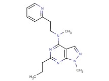 N,1-dimethyl-6-propyl-N-[2-(2-pyridinyl)ethyl]-1H-pyrazolo[3,4-d]pyrimidin-4-amine