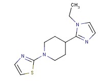 4-(1-ethyl-1H-imidazol-2-yl)-1-(1,3-thiazol-2-yl)piperidine