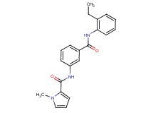 N-(3-{[(2-ethylphenyl)amino]carbonyl}phenyl)-1-methyl-1H-pyrrole-2-carboxamide